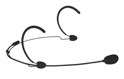 Audac CMX 826 B - Headset Kondensator Mikrofon schwarz