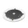 Gravity SSP WB SET 1 W Lautsprecherstativ mit Tellerfuß und Gewichtsscheibe aus Eisenguss, weiß