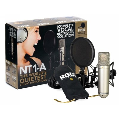 Rode NT1-A Kondensatormikrofon-Komplettset "Complete Vocal Recording Solution"