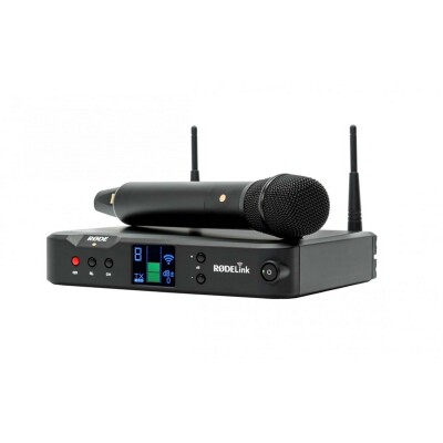 Rode Link Performer Kit digitale Audio-Funkstrecke mit Handsender TX-M2 und Desktop-Empfänger