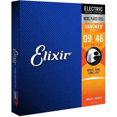 Elixir 12027 NanoWeb Electric Guitar CL 009/046