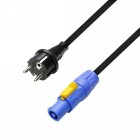 Adam Hall Cables 8101 PCON 0150 Power Cord CEE 7/7 -...