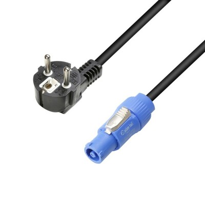 Adam Hall Cables 8101 PCON 0150 X - Netzkabel CEE 7/7 - Power Twist 1,5 mm² 1,5 m