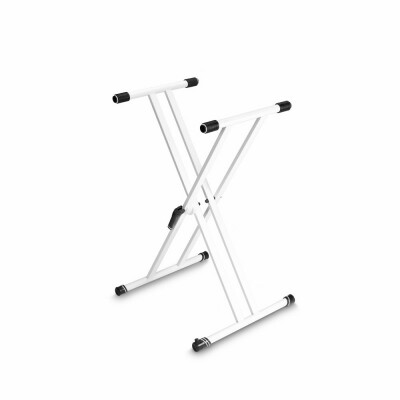 Gravity KSX 2 W - Keyboardstativ X-Form doppelt weiß