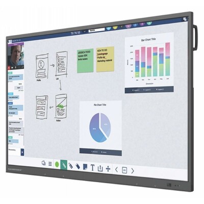 CLEVERTOUCH 15486UXPROEXW 86" UX Pro Serie, 4K, OPS, PIR, NFC, MIC