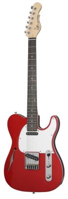 G&L Tribute Asat Classic Semi Hollow Candy Apple Red E-Gitarre