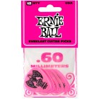 ERNIE BALL Everlast 0,60mm Pink Plektren 12 Stück