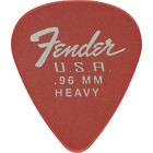 Fender Plektren 351 Dura-Tone 0.96, Fiesta Red 12er Pack