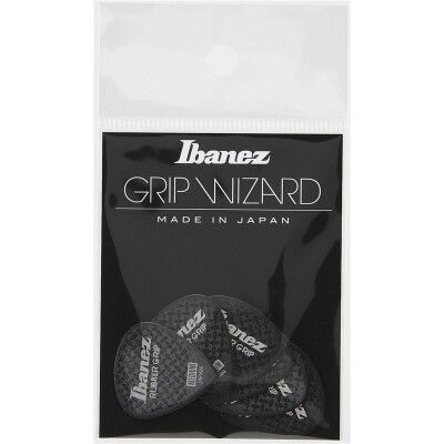 Ibanez Grip Wizard Series Rubber Grip Flat, medium, black - 6 Stück