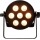 Algam Lighting SlimPar 710 Hex LED-Scheinwerfer mit 7 x 10-Watt-RGBWAUV-LEDs
