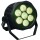 Algam Lighting IP-Par-712-Hex LED-Scheinwerfer mit 7 x 12-Watt-RGBWAUV-LEDs