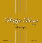 Philippe Bosset Acoustic Satz .010-.047 80/20, Extra Light