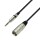 Adam Hall Cables 3 Star Serie - Mikrofonkabel XLR male auf 6,3 mm Klinke stereo 1 m