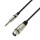 Adam Hall Cables 3 Star Serie - Mikrofonkabel XLR female auf 6,3 mm Klinke mono 1 m