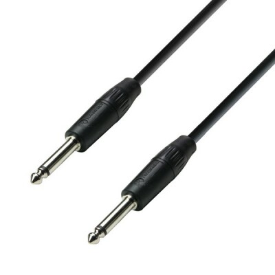 Adam Hall Cables 3 Star Serie - Lautsprecherkabel 2 x 1,5 mm² 6,3 mm Klinke mono auf 6,3 mm Klinke mono 1,5 m