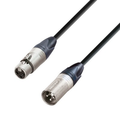 Adam Hall Cables 5 Star Serie - Mikrofonkabel Neutrik XLR female auf XLR male 10,0 m
