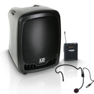 LD Systems Roadboy 65 - Mobiler PA-Lautsprecher mit Headset