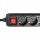 Adam Hall Accessories 8747 S 3 USB - 3-fach Steckdosenleiste mit Schalter und 2 USB-Ladebuchsen