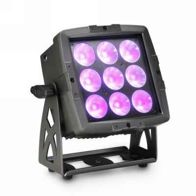 Cameo FLAT PRO FLOOD 600 IP65 - Outdoor-Fluter mit 9x12W RGBWA+UV 6-in-1 LEDs