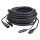 DAP-Audio FP12 - IEC/XLR M - IEC/XLR F 1,5M LICHT Power/Signal Cable schwarz
