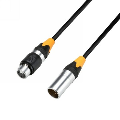 Adam Hall Cables K 4 DGH 1000 IP 65 DMX- & AES/EBU-Kabel - 5-Pol-XLR(m) auf XLR(f), IP65 10 m